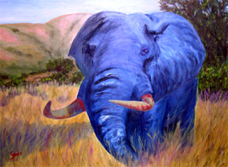 Big Blue Elephant - Complete - by Artist DJ Geribo
